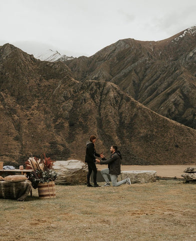 A proposal in the mountains