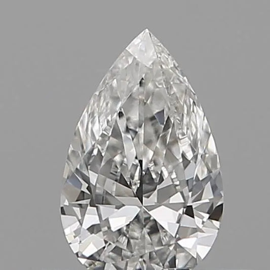 0.07ct Pear Natural Diamond (Colour D, Clarity VS2, Cut VG, IGI Certified)