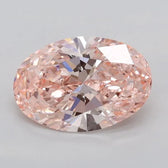 0.98ct Oval Lab Grown Diamond (Colour Fancy Vivid Pink, Clarity VS1, IGI Certified)