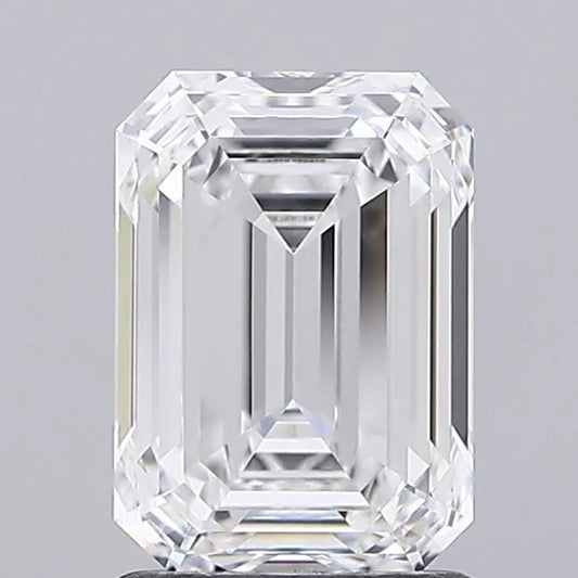 1.83ct Emerald Lab Grown Diamond (Colour E, Clarity IF, IGI Certified)
