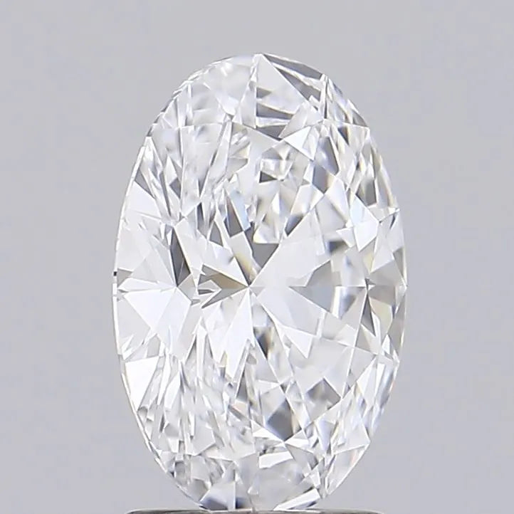 2.06ct Oval Lab Grown Diamond (Colour D, Clarity IF, Cut EX, IGI Certified)