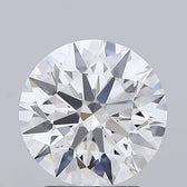 2.06ct Round Lab Grown Diamond (Colour D, Clarity IF, Cut ID, IGI Certified)