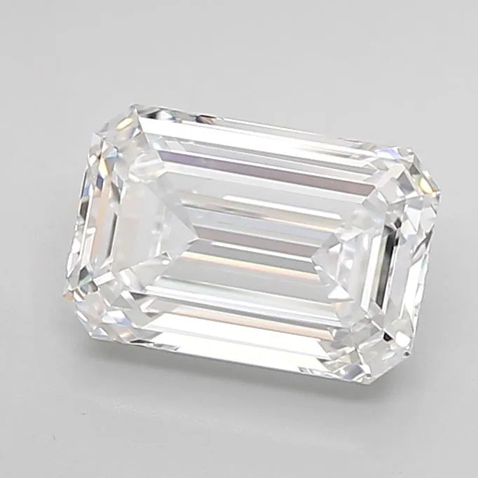 2.33ct Emerald Lab Grown Diamond (Colour D, Clarity IF, Cut EX, IGI Certified)