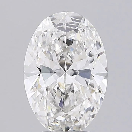 3.87ct Oval Lab Grown Diamond (Colour F, Clarity VVS2, IGI Certified)