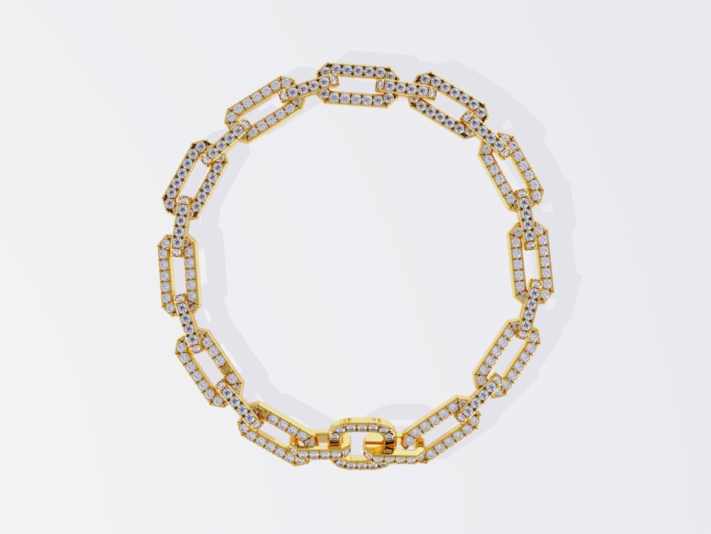 Montana diamond link bracelet