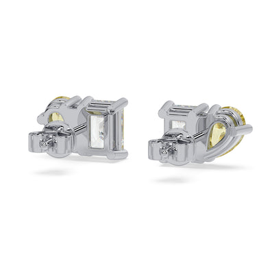 Toi et Moi earrings - white gold