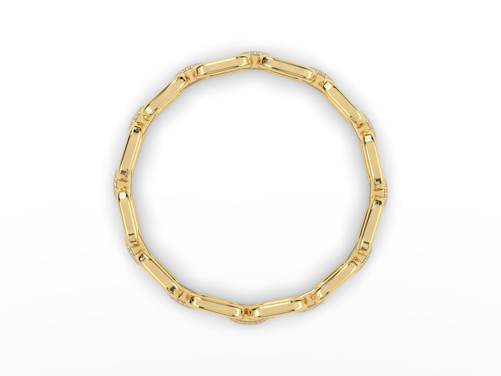 Mariner Diamond Link Bracelet