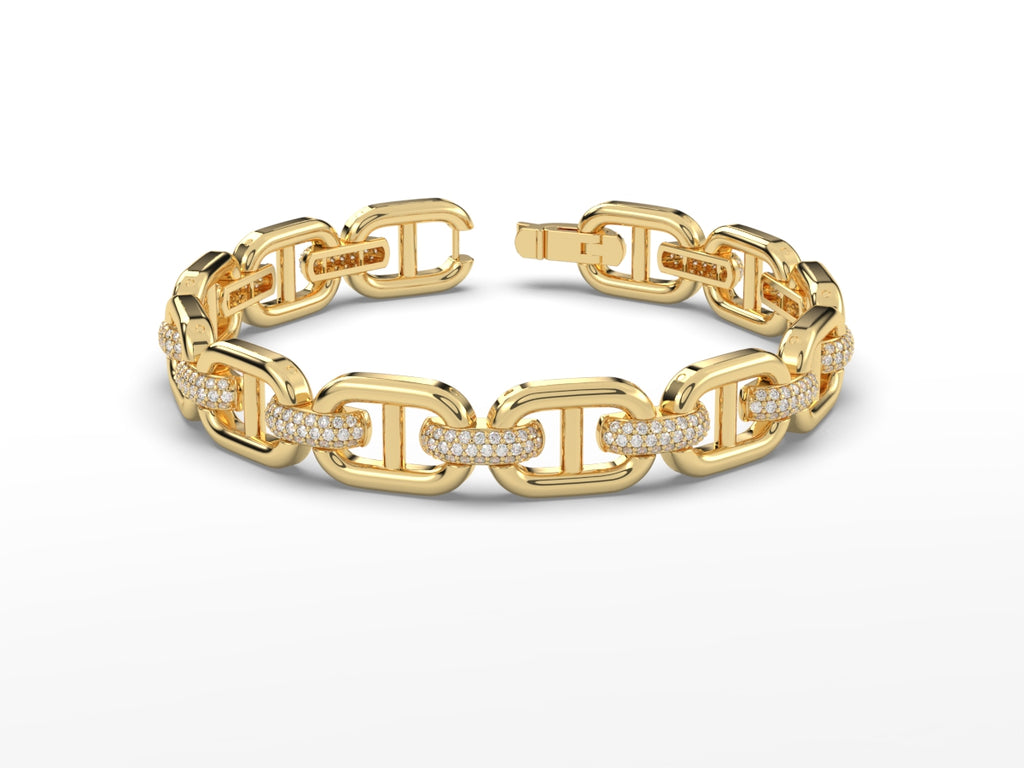 Mariner Diamond Link Bracelet