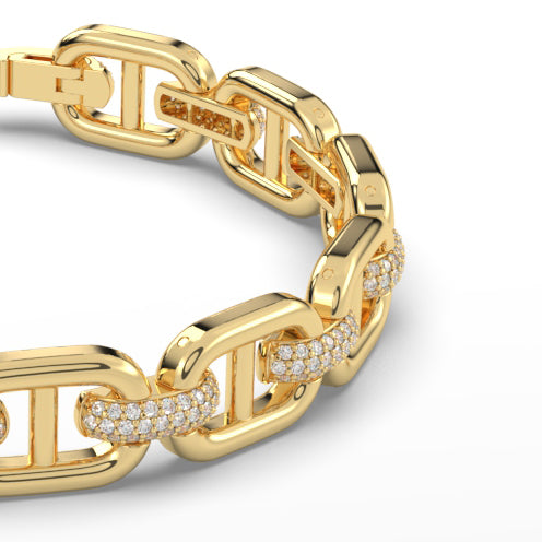 Mariner Diamond Link Bracelet