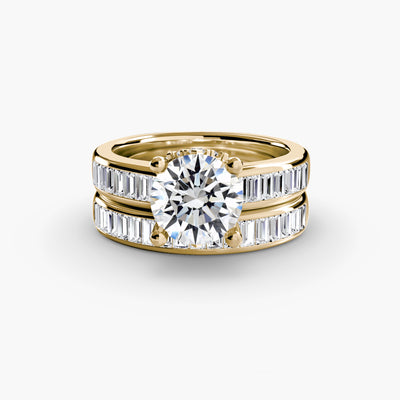 Baguette Channel Solitaire