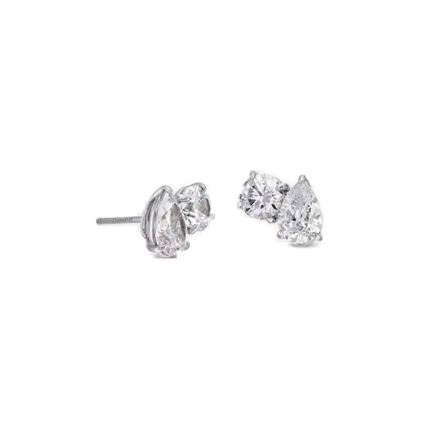 Dual Diamond Stud