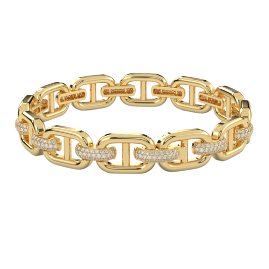 Mariner Diamond Link Bracelet