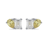 Toi et Moi earrings - white gold
