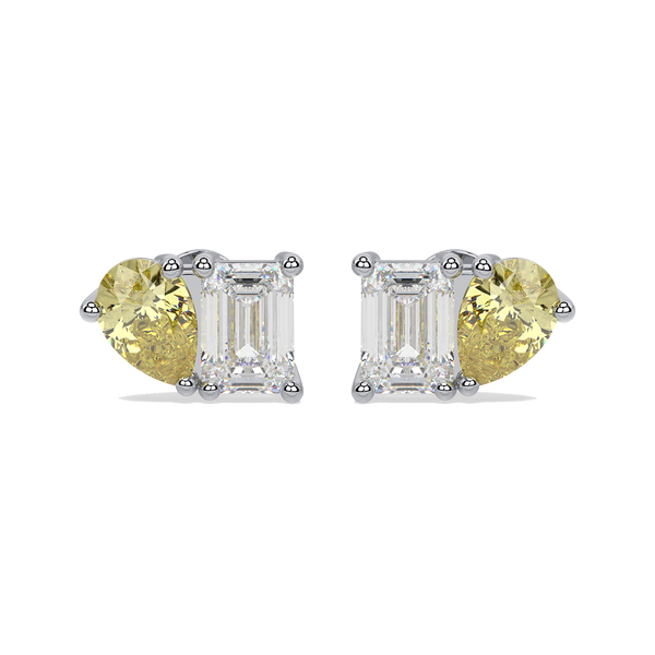 Toi et Moi earrings - white gold
