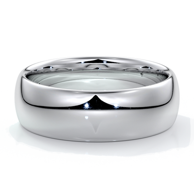 Harry Wedding ring 7mm comfort round mens band platinum