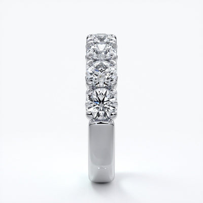 Renee Wedding ring round diamonds scalloped 18ct white gold